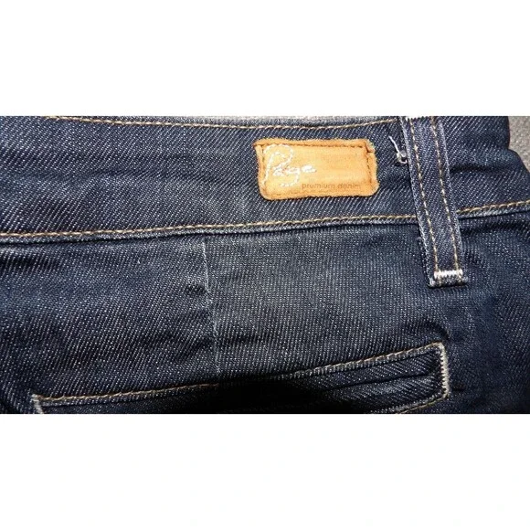 Paige Premium Denim Coldwater Canyon Bell Flare Dark Jeans Size 27 USA size 4 - Picture 6 of 16